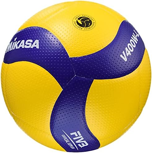 ミカサ(MIKASA) バレーボール 軽量4号 日本バレーボール協会検定球 小学生用 イエロー/ブルー V400W-L 推奨内圧0.3(kgf/?)