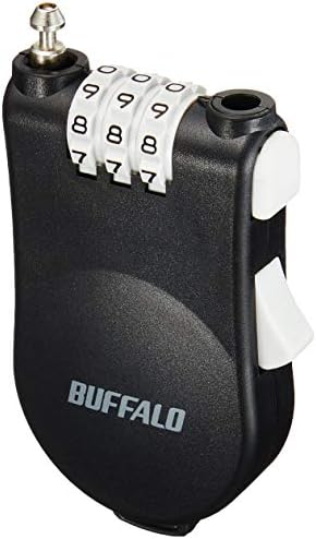 バッファロー BUFFALO ワイヤー巻き取り式ダイヤルロック BSL10