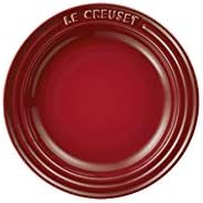 ル・クルーゼ(Le Creuset) 皿 ラウンド・プレート LC 15 cm チェリーレッド 耐熱 耐冷 電子レンジ オーブン 対応 オーブン皿 耐熱皿