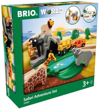 BRIO (ブリオ) WORLD サファリアドベンチャーセット(木製レール おもちゃ)33960