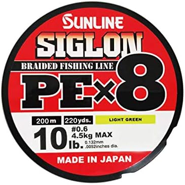 サンライン(SUNLINE) ライン シグロン PEx8 ライトグリーン