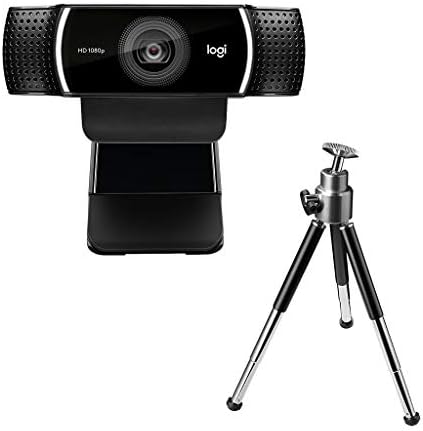 ロジクール Webカメラ C922n フルHD 1080P ストリーミング 撮影用 三脚 スタンド 付き オートフォーカス ステレオ マイク ウェブカメラ ウェブカム PC Mac ノートパソコン Zoom Skype 2年間