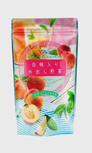 カネ松製茶 白桃入り水出し煎茶ティーバッグ 60g ×2袋