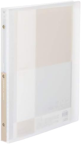 コクヨ ファイル クリヤーブック グラッセル 替紙式 A4 最大収容ポケット60枚 オフホワイト ラ-GL720W