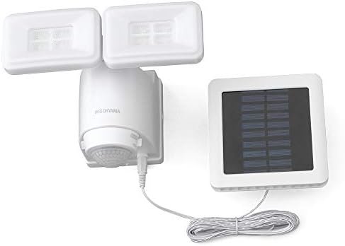 アイリスオーヤマ ソーラー発電式 LED人感センサーライト 防水仕様 明るさ800ルーメン LSL-SBTN-800
