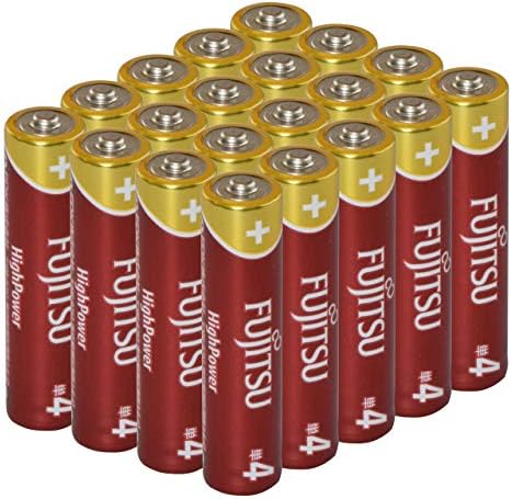 (日本製) ファイン 富士通 アルカリ 乾電池 災害救助用品 単4形 1.5V FUJITSU BATTERIES 長期保存 （20本入）LR03FH20P