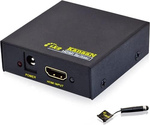 KanaaN HDMIスプリッター 1入力2出力 1080p hdmi切替器 1入力 Full UHD/HD 1.4b 2-fach / 2-port PS3/PS4 Pro DVDプレーヤー HDTV対応