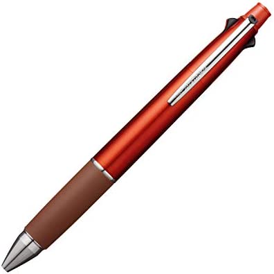 三菱鉛筆 多機能ペン ジェットストリーム 4&1 0.5 ブラッドオレンジ 書きやすい MSXE510005.38