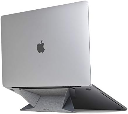 モボ(Mobo) MOBO ノートパソコン スタンド 折りたたみ 貼りつけ式 Macbook Pro など 11.6-15.6インチのノートパソコンまで対応 ORIGAMI STAND ライト グレー AM-OSLT-LG