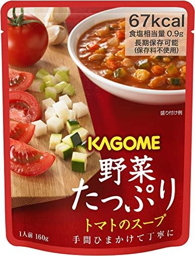 カゴメ 野菜たっぷりトマトのスープ 160g×6袋