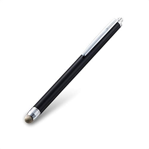 エレコム タッチぺン スタイラスペン (なめらかな導電繊維タイプ) iPhone/iPad/Android ブラック P-TPS03BK