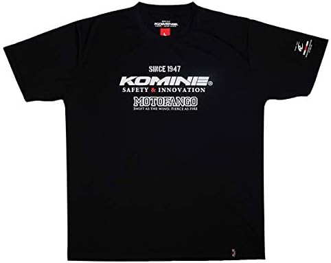 コミネ(KOMINE) バイク用 コミネTシャツ Black KOMINE M JK-400