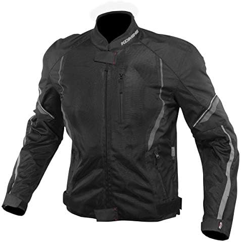 コミネ(KOMINE) バイク用 プロテクトハーフメッシュジャケット ブラック 2XL JK-146 12955 春夏秋向け メッシュ素材 CE規格レベル2 CE規格 プロテクター