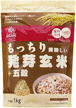 はくばく もっちり美味しい発芽玄米+五穀 1Kg