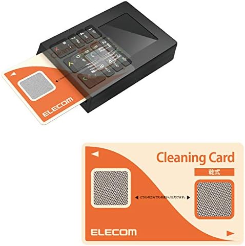 エレコム ICクリーニングカード カード クリーナー 接点式クリーナー 除電 クリーニングクロスセット ( ETC/B-CASカード/ICカード/クレジットカード決済端末機 対応 ) 乾式 CK-CR1