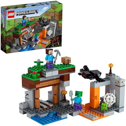 レゴ (LEGO) おもちゃ マインクラフト 廃坑の探検 男の子 女の子 マイクラ Minecraft 子供 グッズ ゲーム 玩具 知育玩具 誕生日 プレゼント ギフト レゴブロック 21166 7歳 ~