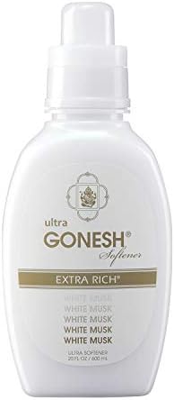 GONESH(ガーネッシュ) ウルトラソフナー(柔軟剤) ホワイトムスク(シャボンの香り) 600ml 98×60×223mm