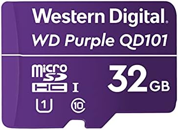 ウエスタンデジタル(Western Digital) Western Digital ウエスタンデジタル WD Purple microSD カード 32GB SC QD101 SDHC UHS-I 連続録画 監視カメラ 3年 WDD032G1P0C (国