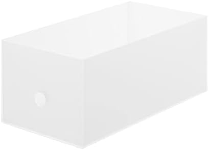 MUJI 無印良品 ポリプロピレンファイルボックス・スタンダードタイプ・ワイド・1/2 約幅15×奥行32×高さ12cm 02553043