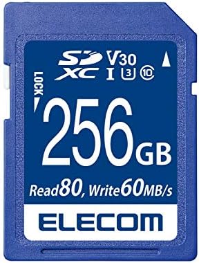 エレコム SDXCカード データ復旧サービス付 ビデオスピードクラス対応 UHS-I U3 80MB s 256GB MF-FS256GU13V3R