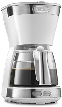De'Longhi (デロンギ) ドリップコーヒーメーカー アクティブ ICM12011J-W レギュラーコーヒー 5杯用 ペーパーレスフィルター (トゥルーホワイト) デロンギファミリー登録で