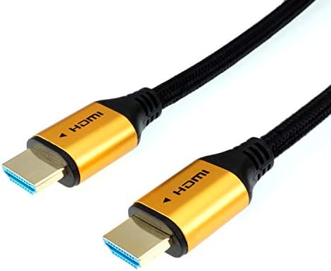 ホーリック プレミアムハイスピードHDMIケーブル 4m メッシュケーブル 18Gbps 4K/60p HDR HDMI 2.0規格 ゴールド HDM40-523GB