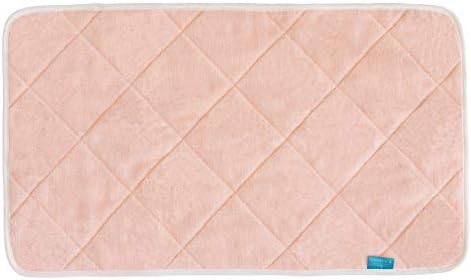 オカ(OKA) 乾度良好カララカ タオル地 バスマット 約35cm×60cm ピンク(乾度良好繊維使用 吸水 速乾)