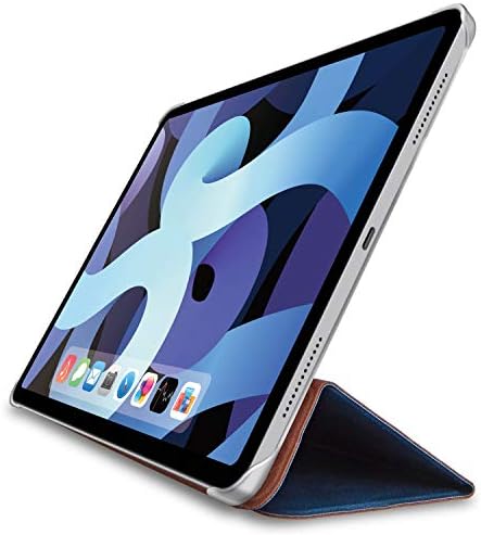 エレコム iPad Air 10.9 第5/4世代 (2022/2020年) ケース オートスリープ対応 2アングル 手帳型 背面クリア ネイビー TB-A20MWVNV