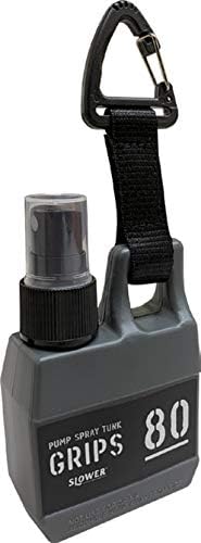 SLOWER スプレーボトル スプレー容器 アルコール対応 遮光 携帯 フック付き PUMP SPRAY TANK Grips GRAY グレー - SLW251 中