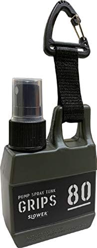 SLOWER スプレーボトル スプレー容器 アルコール対応 遮光 携帯 フック付き PUMP SPRAY TANK Grips OLIVE グリーン - SLW250 中
