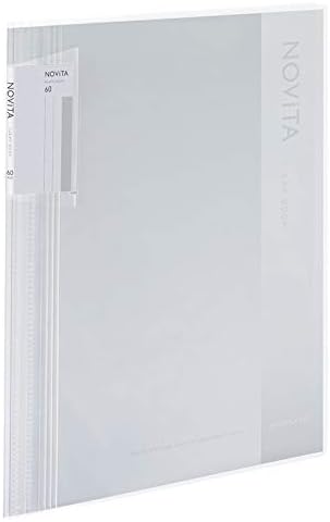 コクヨ(KOKUYO) ファイル クリヤーブック ノビータ 固定式 A4 60枚 透明 ラ-NV60T