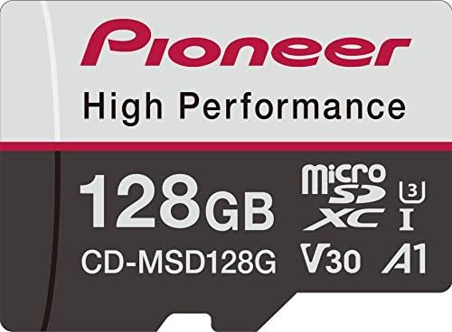 Pioneer パイオニア microSDカード CD-MSD128G SDXC 128GB CLASS10 U3 V30 A1 高耐久 カロッツェリア