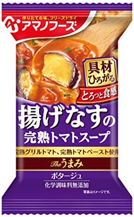 アマノフーズ Theうまみ 揚げなすの完熟トマトスープ (10g×10食)