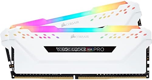 Corsair DDR4-3200MHz デスクトップPC用 メモリ VENGANCE RGBシリーズ 32GB (16GB×2枚) ホワイトCMW32GX4M2E3200C16W