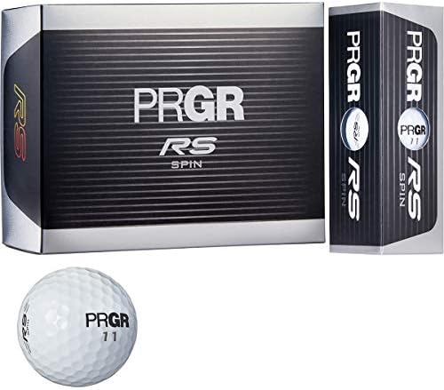 PRGR(プロギア) RS スピン ゴルフ ボール ホワイト 3層構造 1ダース 12個入り