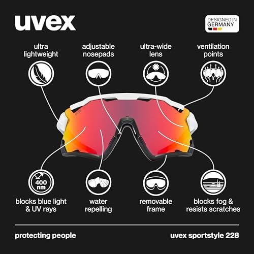 uvex(ウベックス) スポーツサングラス UV400 ハイコントラストミラー