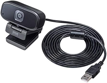 サンワサプライ(Sanwa Supply) WEBカメラ USB A接続 FULL HD対応500万画素 Zoom/Microsoft Teams対応 CMS-V59BK