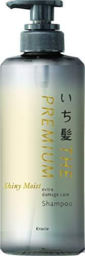 いち髪 THE PREMIUM (シャイニーモイスト) エクストラダメージケア 導入美容液 in シャンプー ボトル 480ml | ノンシリコン ヘアケア メンズ レディース