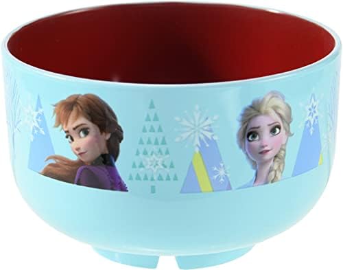 ヤクセル ディズニー 茶碗 日本製 子供用 食器 ボウル 茶碗 学校給食 電子レンジ・食洗器対応 抗菌仕様 径9.3cm アナと雪の女王 81789
