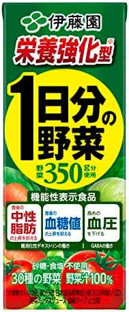 伊藤園 1日分の野菜 栄養強化型 200ml×24本 (機能性表示食品) 紙パック