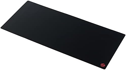 エレコム ゲーミングマウスパッド 90㎝×40㎝ 裏面天然ラバー 超ワイド 中目クロス ブラック MP-G07BK