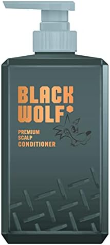 BLACK WOLF(ブラックウルフ) プレミアム スカルプコンディショナー380mL 黒髪にハリ・コシ/シトラスグリーンの香り/独自のブラックアクティブ処方