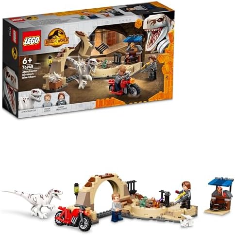 レゴ(LEGO) ジュラシック・ワールド アトロキラプトルのバイクチェイス 76945 おもちゃ ブロック プレゼント 乗り物 のりもの 恐竜 きょうりゅう 男の子 女の子 6歳以上