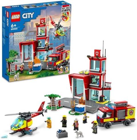 レゴ(LEGO) シティ 消防署 60320 おもちゃ ブロック プレゼント 消防 しょうぼう 男の子 女の子 6歳以上