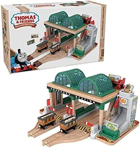 きかんしゃトーマス 木製レールシリーズ(Thomas) アニーとクララベルのナップフォードステーション (3才~) HBJ82