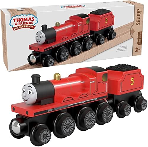 マテル(MATTEL) きかんしゃトーマス 木製レールシリーズ(Thomas) ジェームス (車両電車)(2才~)(プレゼント) HBK12