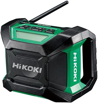 HiKOKI(ハイコーキ) 14.4V 18V共用 コードレスラジオ 小型軽量タイプ Bluetooth機能搭載 AC100V使用可 蓄電池・充電器別売り UR18DA(NN)