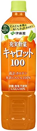 伊藤園 充実野菜 キャロット100 740g×15本 エコボトル