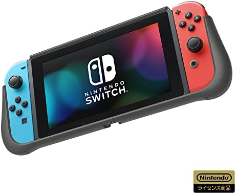 (任天堂ライセンス商品)タフプロテクター for Nintendo Switch クリア×ブラック(Nintendo Switch 旧モデル専用)