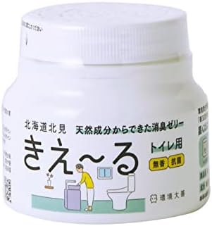 環境ダイゼン 置き型消臭・芳香剤 きえーるH トイレ用 ゼリータイプ 無香 160g 日本製 H-KTJ-160